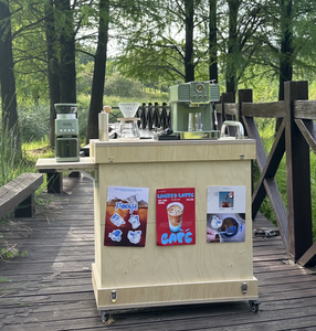 Wooden Commercial Exhibition <b>Display</b> Platform Solid Wood Perforated Board <b>Display</b> Rack Creative <b>Display</b> Cabinet with Wheels - Product Image 2