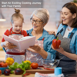 Carnet de recettes vierge à spirale et couverture rigide <span class=keywords><strong>pour</strong></span> journal de cuisine personnalisé, organiseur de papeterie, cadeau de cuisine - Product Image 5