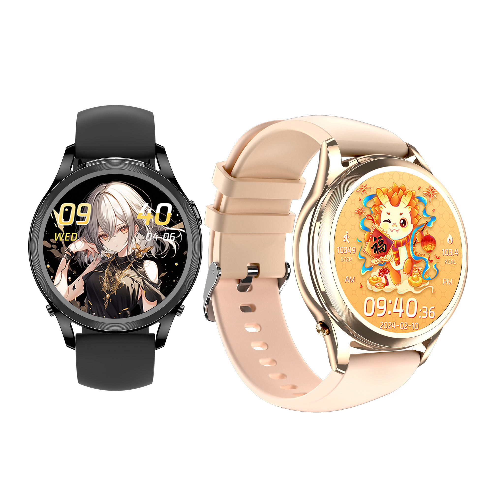 2026 X17 Mini 2 in 1 Ladies Smart Watch with Earbuds 1.27