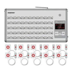 ワイヤレス防水ナースコールシステム病院クリニック浴室高齢者緊急ボタンプルコードSOSパニックボタン