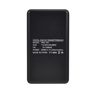 Multi Function Factory OEM Portable DAB Plus Digital Radio FM Transmitter with LCD Display Rechargeable Pocket Radio Outdoor Car - Product Image 3