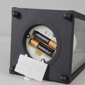 Lampu Teh Gantung Besi Kecil Hitam Grosir Lentera Lilin Berdiri Luar Ruangan untuk Dekorasi Luar Ruangan - Product Image 6