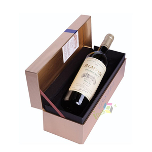 Boîte à vin de luxe sur mesure en matériaux recyclés haut de gamme avec fermeture magnétique et <span class=keywords><strong>insert</strong></span> en tissu - Product Image 5