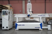Routeur CNC 5 axes ATC avec axe rotatif, tête pivotante à 180 degrés, moteur et pompe pour la sculpture 3D sur bois, mousse et meubles