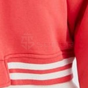 Men's Stylish Hooded Letterman High Street Winter Jacket Stand Collar Breathable Quick Dry Cotton/<b>Wool</b> Customizable Color & Size - Product Image 5