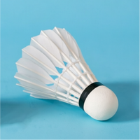 Volants de badminton hybrides en plumes d'oie, écologiques, super durables, de classe professionnelle, légers, pour l'entraînement et les tournois