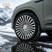 Jantes en alliage de luxe multi-rayons style VIP, finition noire brillante usinée, 20, 21, 22 pouces pour Classe S