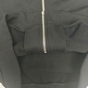 <span class=keywords><strong>Felpa</strong></span> con <span class=keywords><strong>Cappuccio</strong></span> Oversize Nera di Alta Qualità con Zip e <span class=keywords><strong>Pelliccia</strong></span> Staccabile, Stile Streetwear - Product Image 4