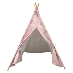 Hot Sale Portable Children's <b>Teepee</b> <b>Tent</b> Custom Design Fabric Play <b>Tent</b> for Indoor and Outdoor Use - Product Image 4