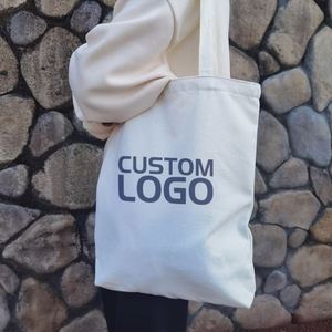 Eco-Friendly Reusable Canvas <b>Tote</b> Bag with Long Shoulder Strap and Custom Logo Durable for Grocery & <b>Travel</b> Gift Option - Product Image 6
