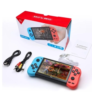 เครื่องเล่นเกมพกพา X50 Retro 5.1 HD 800x480 8GB 10 อีมูเลเตอร์ MAME GBA NES รองรับการเชื่อมต่อทีวี  หน่วยความจำ 64GB TF  จอยสติ๊กคู่ น้ำหนัก 320 กรัม - Product Image 1