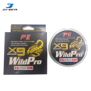 150 <span class=keywords><strong>m</strong></span> PE 9 fili Luya line intrecciato anti-morso lenza strong pull fishing line - Product Image 4