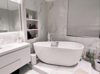Panneau mural SPC à l'aspect marbre ignifuge et résistant à l'humidité, panneaux muraux intégrés en PVC pour la décoration de la maison