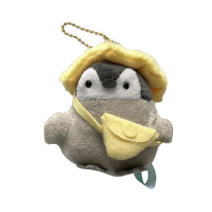 Borsa a tracolla gialla con piccolo ciondolo a forma di pinguino per la decorazione della borsa da ragazza portachiavi di peluche porta borse accessori portachiavi - Product Image 1