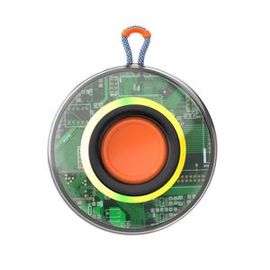 Altavoz Bluetooth Transparente Colorido con Diafragma, Resistente al Agua para Exteriores, Luz RGB, Portátil, con Ranura para Tarjeta, Altavoz Inalámbrico Pequeño - Product Image 2