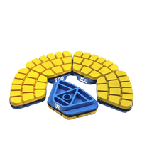 Almohadillas de Pulido de Diamante de Resina Trapezoidal JDK para Renovación de Pisos
