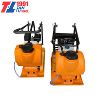 Compacteur vibrant manuel à moteur 6,5 CV essence/électrique/diesel pour terre, plaque vibrante, machine de compactage de sol