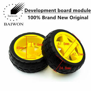 Intelligentes Auto Chassis/Tracking/DIY Roboter Autoteile Geschwindigkeit messung/Batterie Box Lieferung 2 4WD Auto - Product Image 4