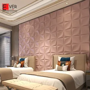 Velvet Wall Covering, Soft 3D Leather Wall Panels for Walls