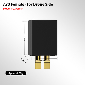 GAONENG GNB A30-F A30 Female Connector for FPV Quads <b>Drone</b> Whoops <b>RC</b> Devices 1S LiPo Battery - Product Image 2