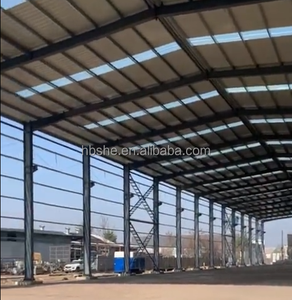 Entrepôt et atelier préfabriqués en acier avec panneaux isolants, grande portée, assemblage par boulons, bâtiment <span class=keywords><strong>industriel</strong></span> <span class=keywords><strong>modulaire</strong></span>, fournisseur - Product Image 4
