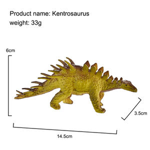 Juguete de <span class=keywords><strong>Dinosaurio</strong></span> de PVC al por Mayor, Modelo Estático de Simulación Jurásica de 6.5 Pulgadas, Hueco, Adorno, Juguete Interactivo Cognitivo para Niños - Product Image 2