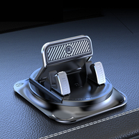 Alta calidad Universal 360 grados giratorio multifuncional soporte teléfono celular coche montaje coche salpicadero coche soporte