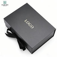 Boîte cadeau rigide carrée magnétique avec logo personnalisé, emballage en carton écologique pour l'exposition de vêtements, chaussures, bijoux, cosmétiques