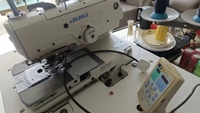 Dernière version machine à coudre ordinateur jukis LK-1900BN bartacking original d'occasion avec table complète grossiste