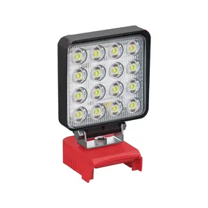 Lampe de travail à LED améliorée COMPATIBLE AVEC Milwaukee M18 18V Battery Lithium Light