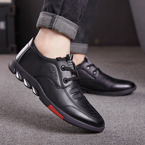 Height Increasing Shoes <b>For</b> <b>Men</b> 6cm Casual Lace Up Leather Fleece Lined Sport Style - Product Image 3