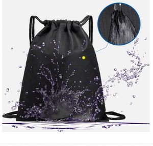 High Quality Custom Thick Lightweight Folding 600D Oxford Sport Gym Bag Waterproof <b>Drawstring</b> <b>Backpack</b> Basketball Bag - Product Image 3