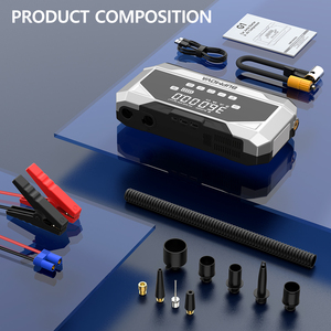 Arrancador de Baterías Compacto de 12V, con Función de Soplador y Aspiradora, Protección Contra Sobrecargas, para Motocicletas y Camiones - Product Image 6