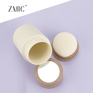 Zmic Bán Buôn Mỹ Phẩm Nhựa Blush Bột Phun Trường Hợp Miếng Bọt Biển Chai Rỗng Lỏng Bột <span class=keywords><strong>Container</strong></span> Với Bàn Chải Nhỏ Gọn Bột Trường Hợp - Product Image 3