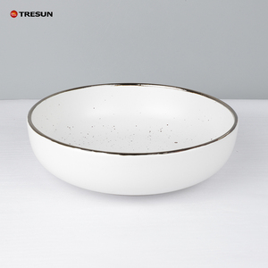 <span class=keywords><strong>Vaisselle</strong></span> imprimée personnalisée de luxe à bord en métal <span class=keywords><strong>doré</strong></span> moucheté <span class=keywords><strong>vaisselle</strong></span> blanche en céramique africaine avec tasse mouchetée - Product Image 5