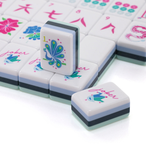 Juego de Fichas de Mahjong Americano Moderno y Ecológico Personalizado, 160 Fichas, Tablero de Acrílico Blanco y Verde de Cuatro Capas, Juego de <span class=keywords><strong>Casino</strong></span> 8 - Product Image 3