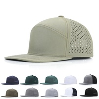 BDBRIM OEM 47 Casquette de papa imperméable Casquette de camionneur Patch en cuir personnalisé 3D Logo brodé Casquette de baseball Chapeaux de golf avec corde