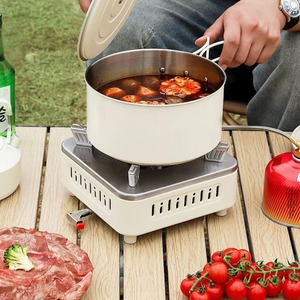 Réchaud à gaz portable au butane pour camping en plein air, cuisinière de voyage pour sac à dos, brûleur à gaz - Product Image 1