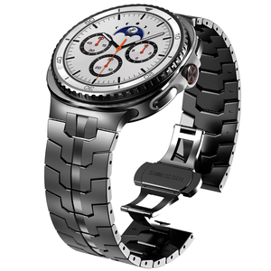 Bracelet de montre en acier inoxydable Win-Win pour Samsung Watch <span class=keywords><strong>8</strong></span> Ultra 2025, nouveau bracelet en métal avec fermoir papillon - Product Image 5