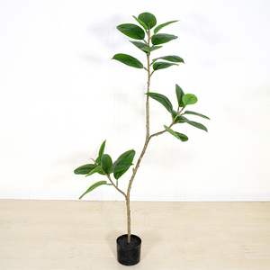 Green <span class=keywords><strong>Scape</strong></span> Home Decor Plantes artificielles Pot à tige épaisse Plantes artificielles en pot pour la vie à la maison - Product Image 2