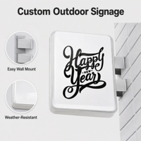 Caja de Luz LED Creativa Personalizada, Impermeable para Exteriores, con Diseño Deslumbrante