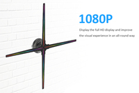 Ventilateur holographique 3D de 65 cm, projecteur publicitaire LED Android, lecteur, ventilateur holographique, affichage numérique publicitaire, équipement de signalisation