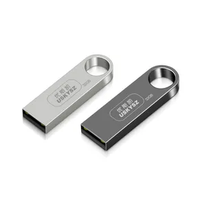 فلاش ميموري USB 3.0 معدني صغير بشعار مخصص بسعر المصنع بسعة 4 و8 و16 و32 و64 و128 و256 جيجابايت للبيع بالجملة