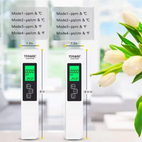 Testeur de qualité de l'eau portable multifonctionnel numérique, plage 0-9990 ppm avec arrêt automatique pour filtre domestique et aquarium OEM ODM