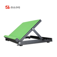 Planche inclinée portable en métal réglable en acier pour les squats de yoga et l'étirement du mollet avec mousse