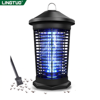 Tueur d'insectes portable ABS étanche 18W UVA électrique pour le camping et l'utilisation sur balcon