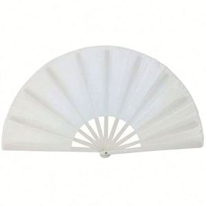 Fatingna Custom <b>Large</b> Folding Hand <b>Fan</b> Nylon-Cloth & Plastic Gift Crafts Promotional Printed Design - Product Image 1