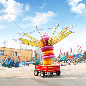 Juegos Mecánicos para Parques de Atracciones, Atracciones Montadas en Remolque, Silla Voladora Samba en Venta - Product Image 3