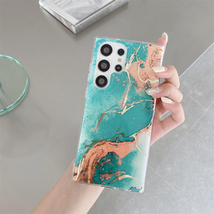 <span class=keywords><strong>Coque</strong></span> de téléphone en marbre brillant TPU de haute qualité pour <span class=keywords><strong>Samsung</strong></span> Galaxy S24 Ultra S22 S23 Plus A14 A34 A54 A53 <span class=keywords><strong>A52</strong></span> 4G <span class=keywords><strong>5G</strong></span> - Product Image 4