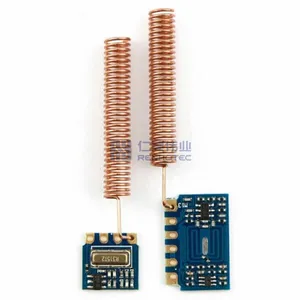 MINI RF Transmissor Receptor Módulo 315MHz Antena Mola Sem Fio